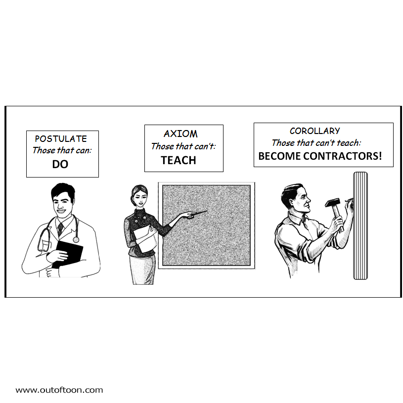 Those That Can — education cartoon